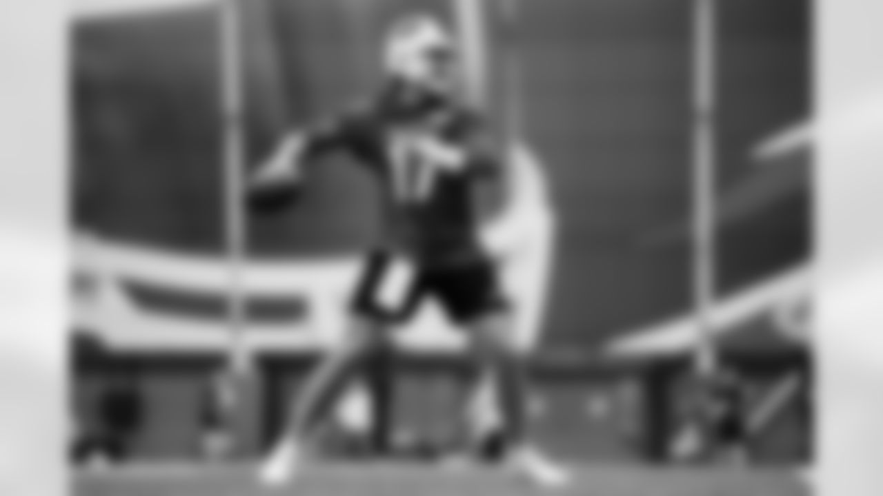 Josh Allen (17). Buffalo Bills Week 15 Practice, December 12, 2025 at Buffalo Bills Training Center.