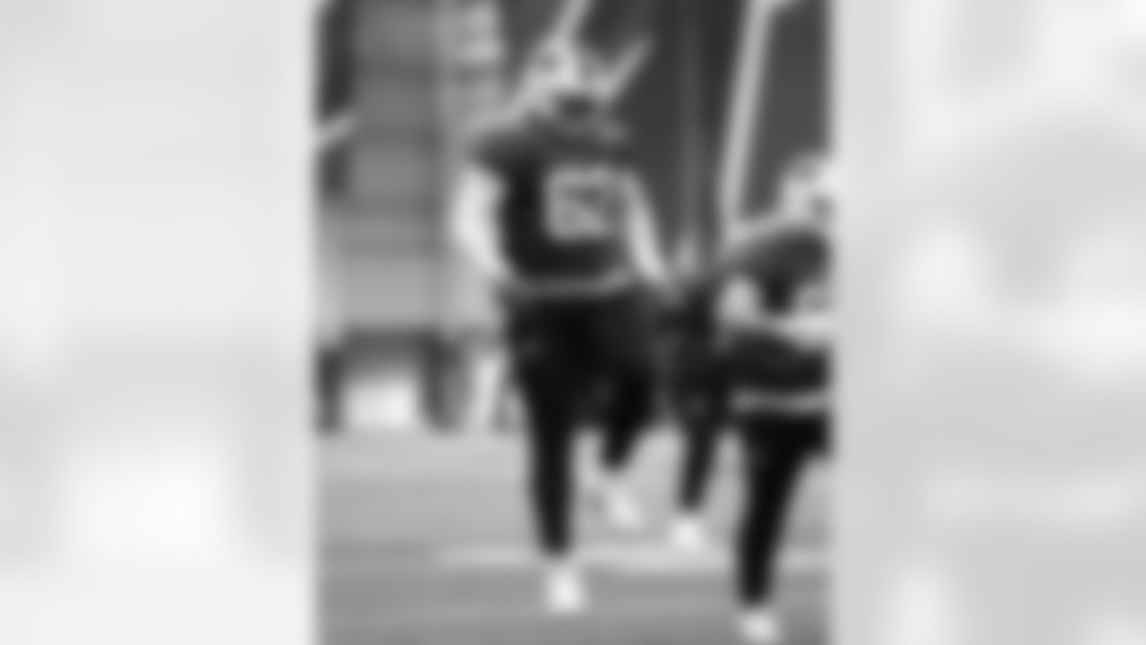 Sedrick Van Pran-Granger (62). Buffalo Bills Week 9 Practice, October 30, 2025 at the Buffalo Bills Training Center.