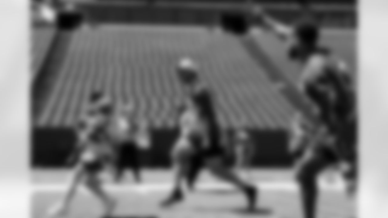 Zach Davidson (84). Buffalo Bills and Wegmans Play 60, May 16, 2025 at Highmark Stadium.