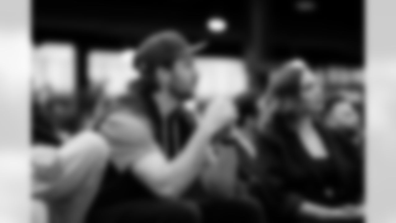 Joe Brady's Head Coach Introduction, January 29, 2026 at Buffalo Bills Training Center.