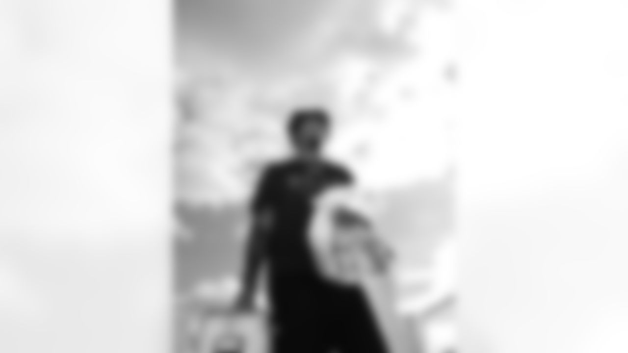 Greg Rousseau (50). Buffalo Bills Travel to Houston, November 19, 2025 at Buffalo Niagara International Airport.