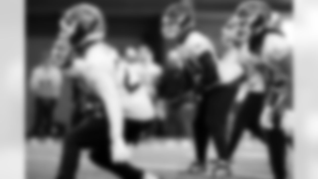 Joe Andreessen (44). Buffalo Bills Week 18 practice, January 01, 2026 at Buffalo Bills Training Center.