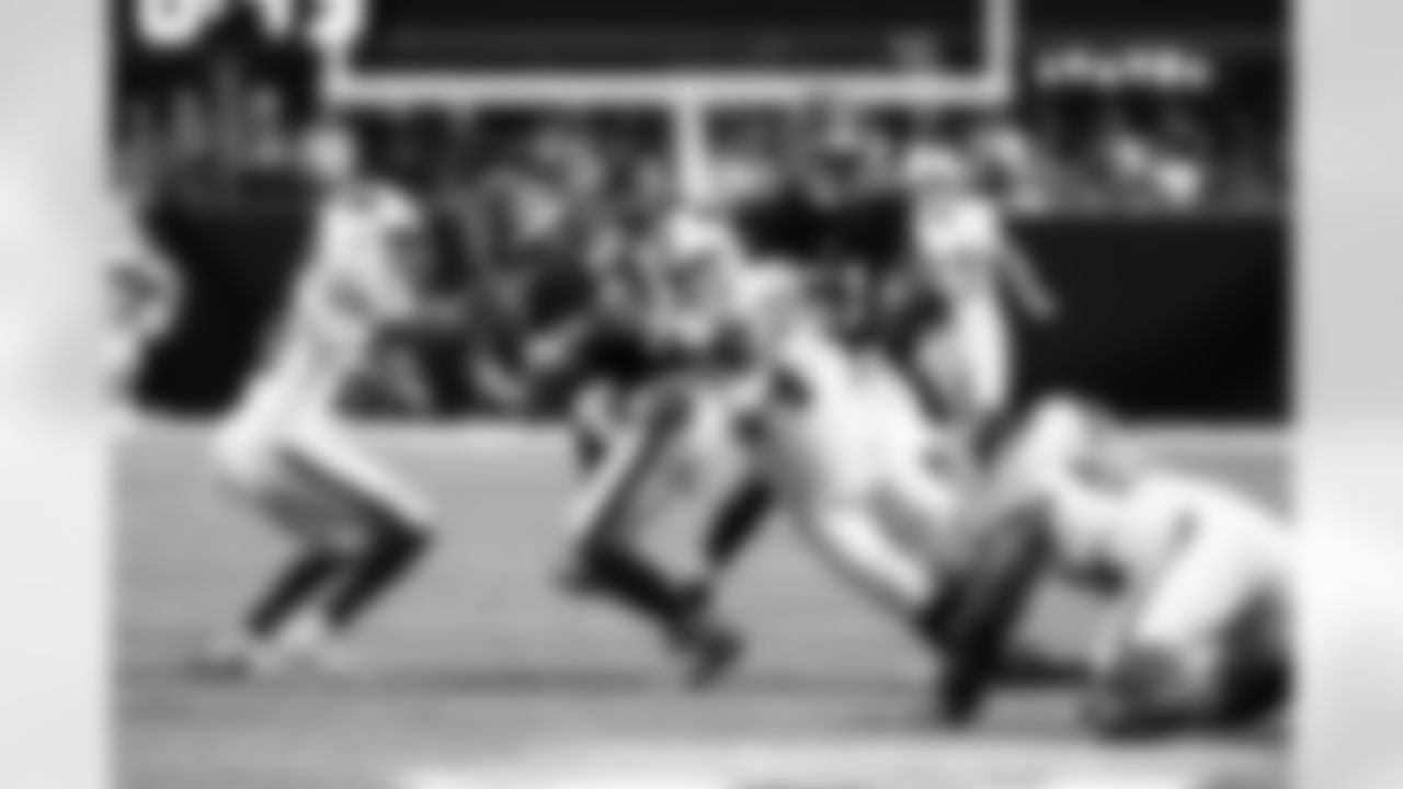 Joe Andreessen (44). Atlanta Falcons vs Buffalo Bills, Regular Season, October 13, 2025 at Mercedes-Benz Stadium.