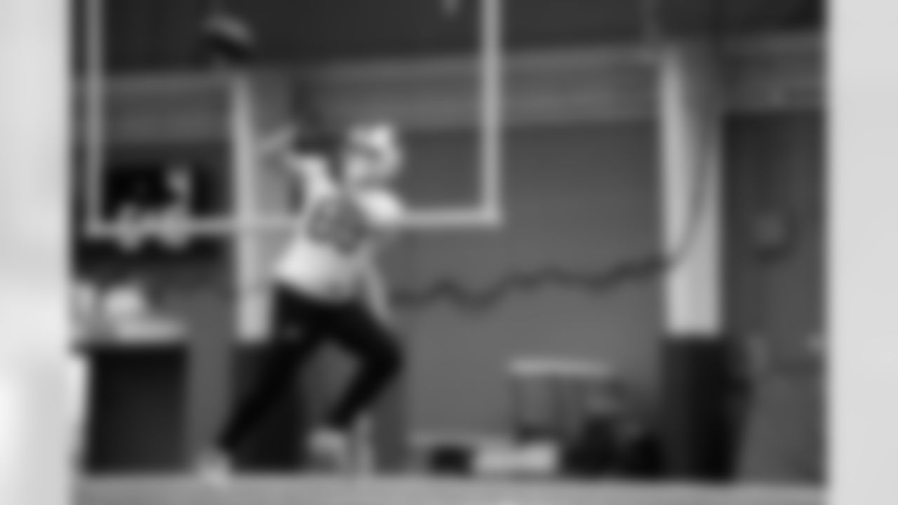 Dawson Knox (88). Buffalo Bills Week 15 Practice, December 12, 2025 at Buffalo Bills Training Center.