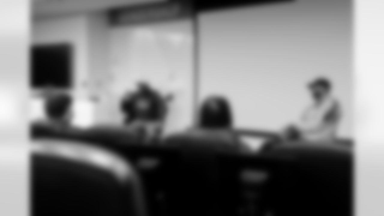 Rookie Team Meeting, May 27, 2025 at the Buffalo Bills Training Center.