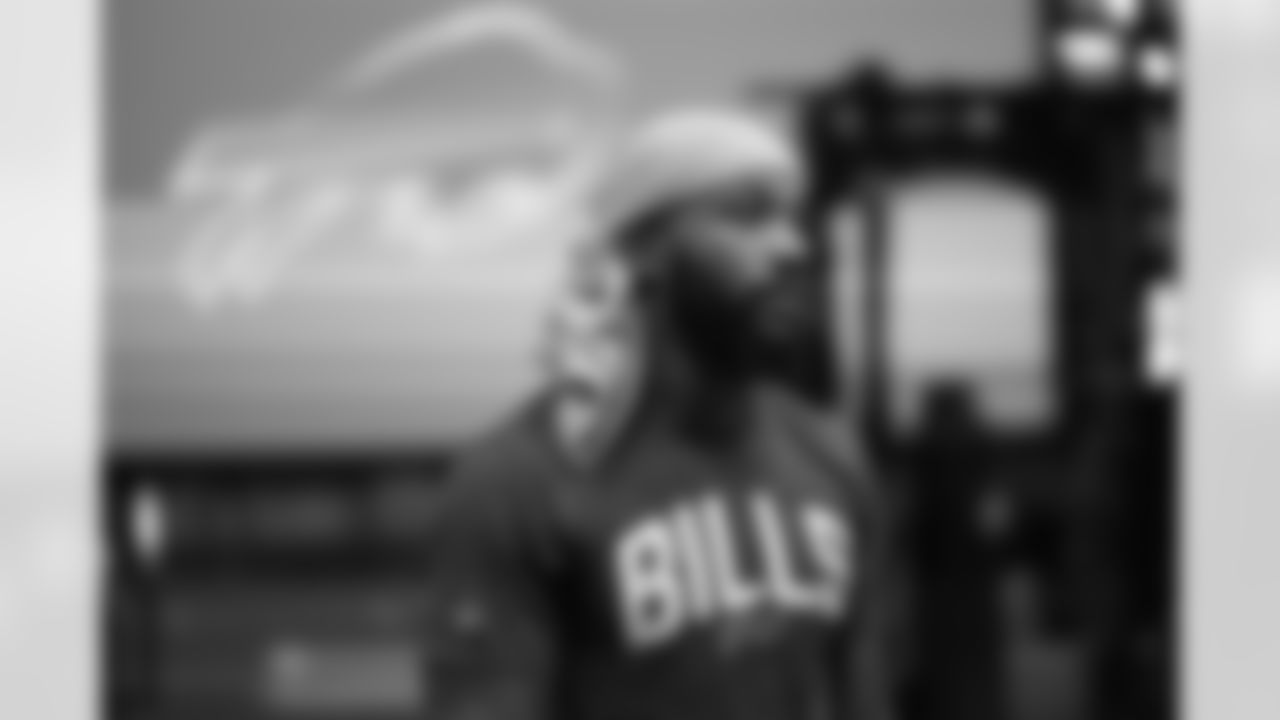 Christian Benford. Buffalo Bills players work out during Phase One of voluntary off-season workouts, April 29, 2025 at the Buffalo Bills Training Center.