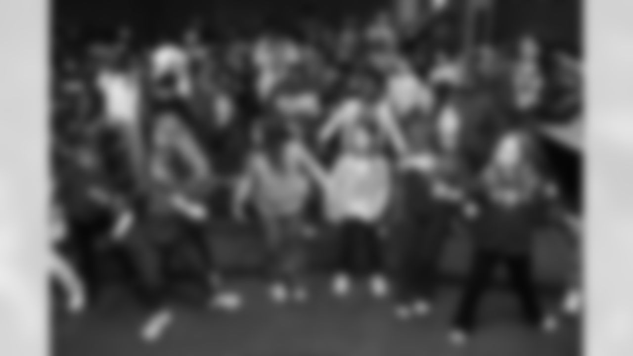 Billy Buffalo, DJ Milk, DJ Yes and Highmark host a Buffalo Bills pep rally for Heritage Heights Elementary students, November 14, 2025.