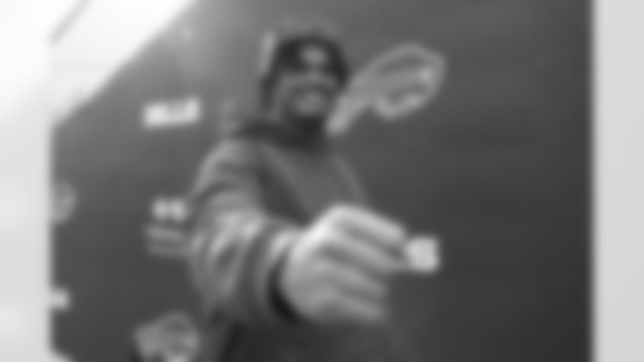 Travis Clayton (67). Buffalo Bills vs Tampa Bay Buccaneers, Regular Season, November 16, 2025 at Highmark Stadium.