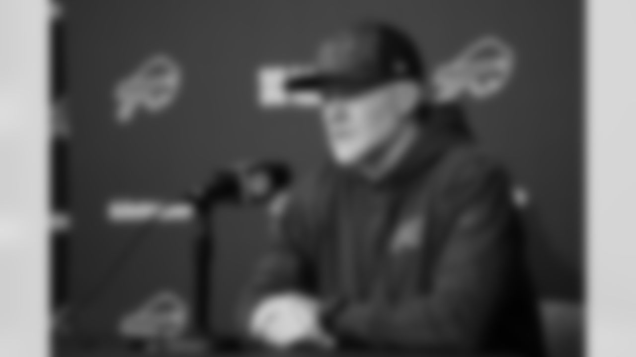 Sean McDermott. Buffalo Bills Divisional Round, January 15, 2026 at Buffalo Bills Training Center.