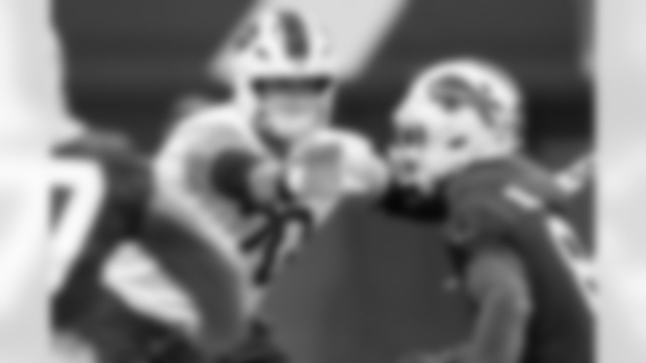 Alec Anderson (70). Buffalo Bills Week 16 Practice, December 18, 2025 at Buffalo Bills Training Center.