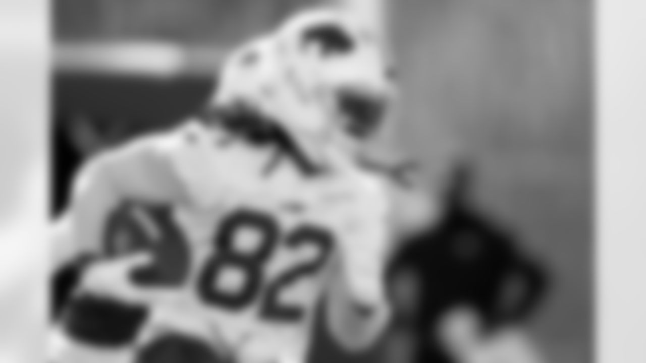 Kristian Wilkerson (82). Buffalo Bills Week 6 Practice, October 10, 2025 at Buffalo Bills Training Center.