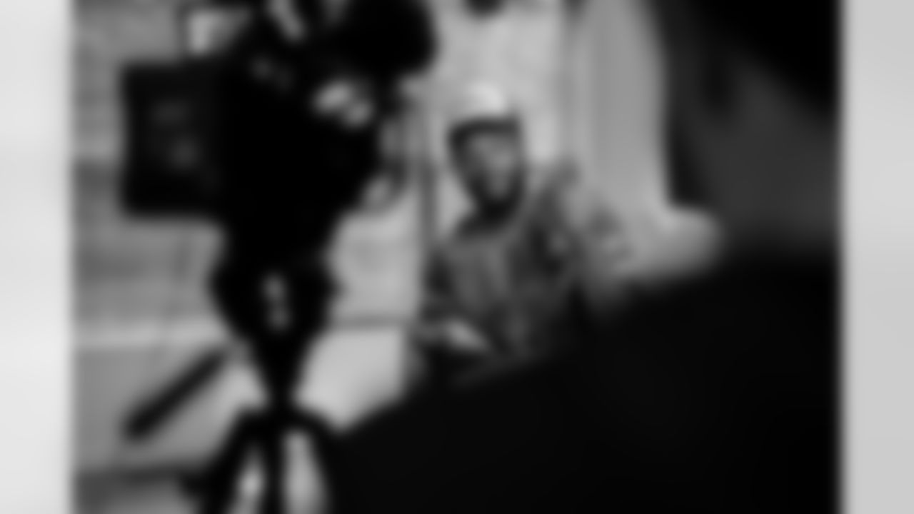 Christian Benford sits for his Beyond Blue & Red interview, April 07, 2025 in Owens Mills, Maryland.