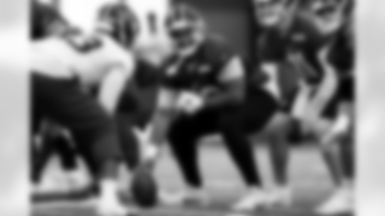 Sedrick Van Pran-Granger (62). Buffalo Bills Week 18 practice, January 01, 2026 at Buffalo Bills Training Center.