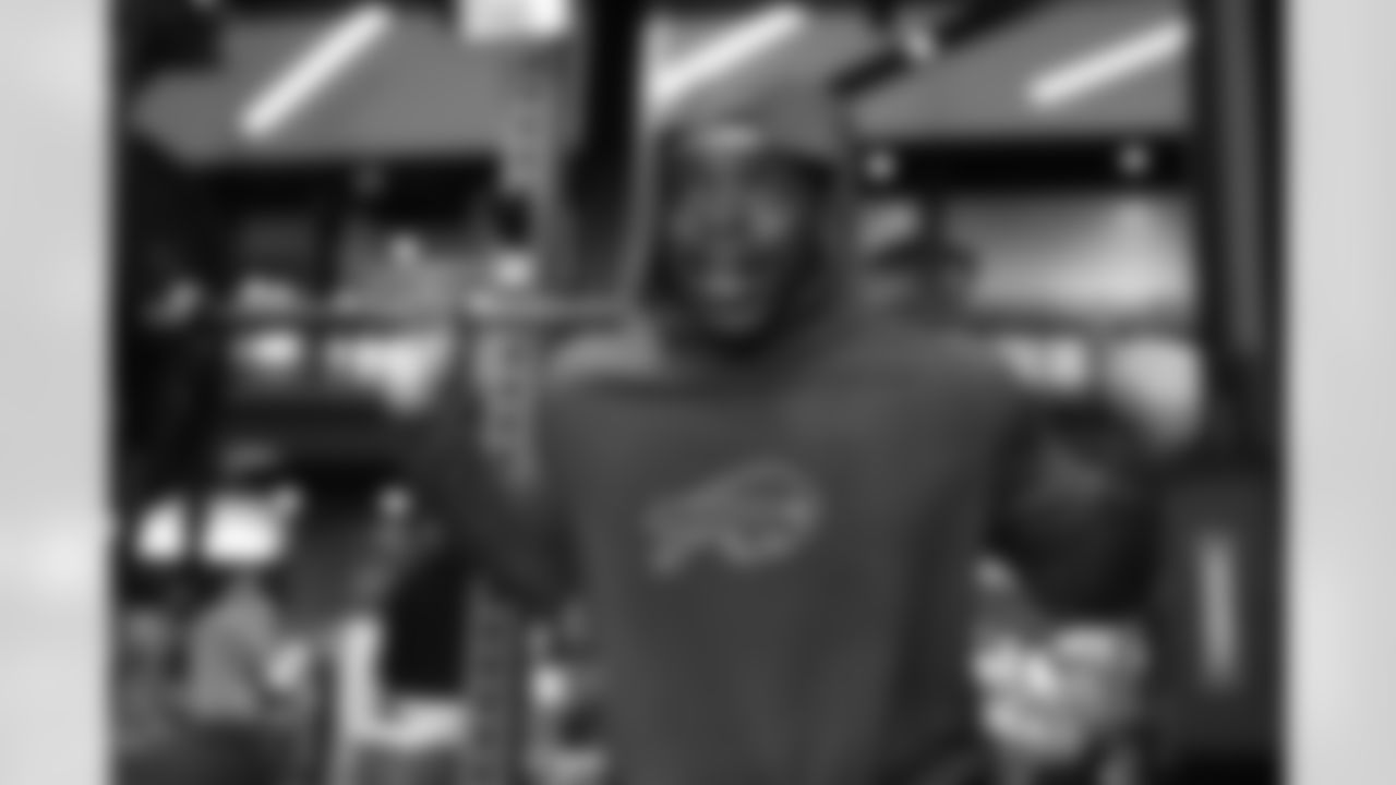 Laviska Shenault Jr. Buffalo Bills players work out during Phase One of voluntary off-season workouts, April 29, 2025 at the Buffalo Bills Training Center.