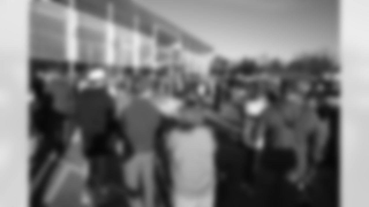 M&T Bank Billieve Together Playoff Rally at Southgate Plaza, January 08, 2026.