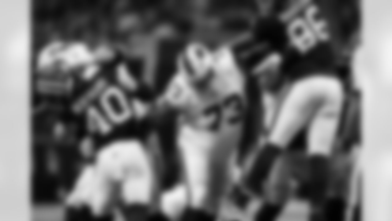 Dion Dawkins (73). Atlanta Falcons vs Buffalo Bills, Regular Season, October 13, 2025 at Mercedes-Benz Stadium.