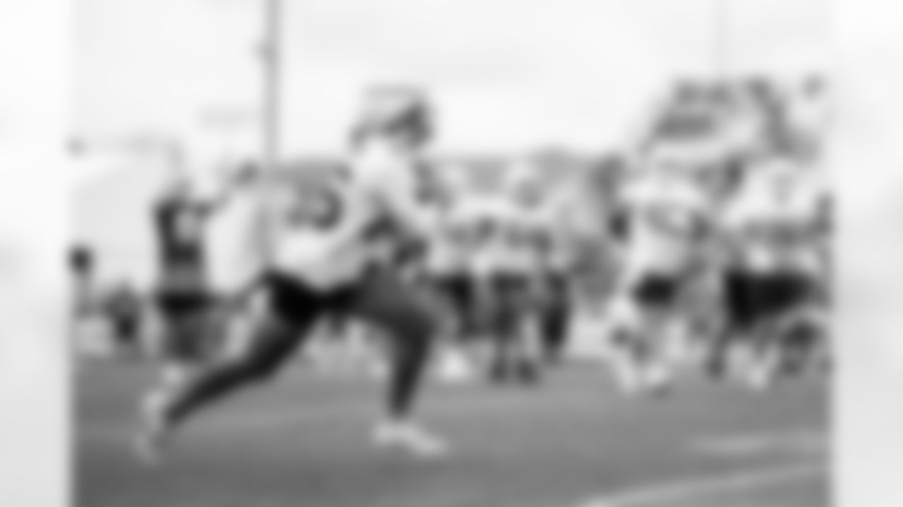 Ty Johnson (26). Buffalo Bills Training Camp, July 25, 2025 at St. John Fisher University.