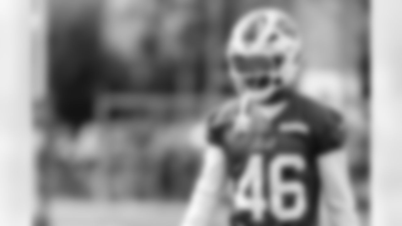 Ja'Marcus Ingram (46).Buffalo Bills Training Camp, July 25, 2025 at St. John Fisher University.