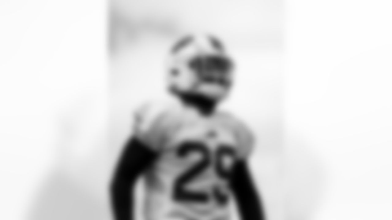 Brandon Codrington (29). Buffalo Bills Week 10 Practice, November 06, 2025 at Buffalo Bills Training Center.