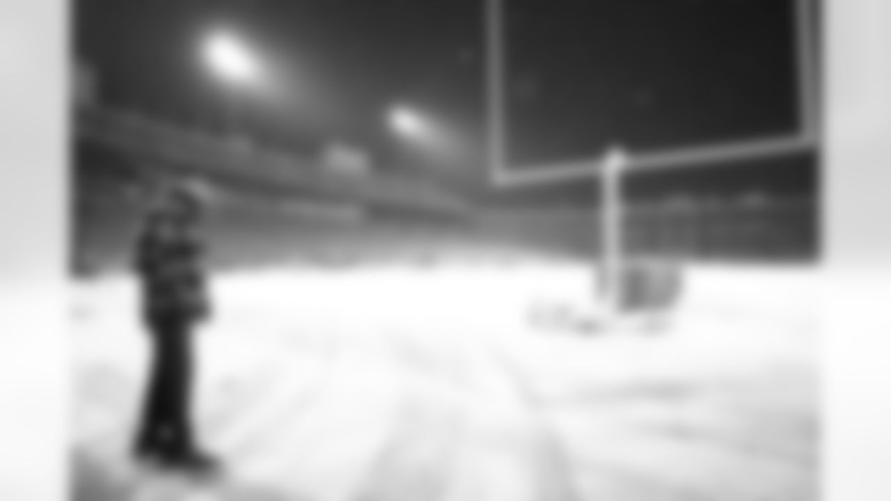 Buffalo Bills head coach Sean McDermott takes a long look around Highmark Stadium, January 03, 2026.