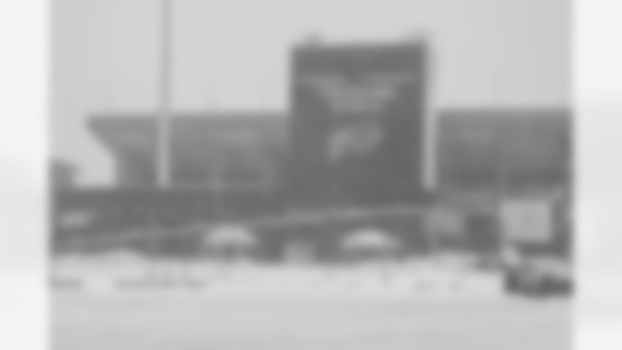 Snow removal at Highmark Stadium in preparation for a Divisional Round matchup against the Kansas City Chiefs, January 19, 2024.