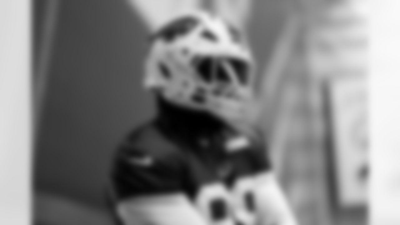 Larry Ogunjobi (99). Buffalo Bills Week 13 Practice, November 28, 2025 at Buffalo Bills Training Center.