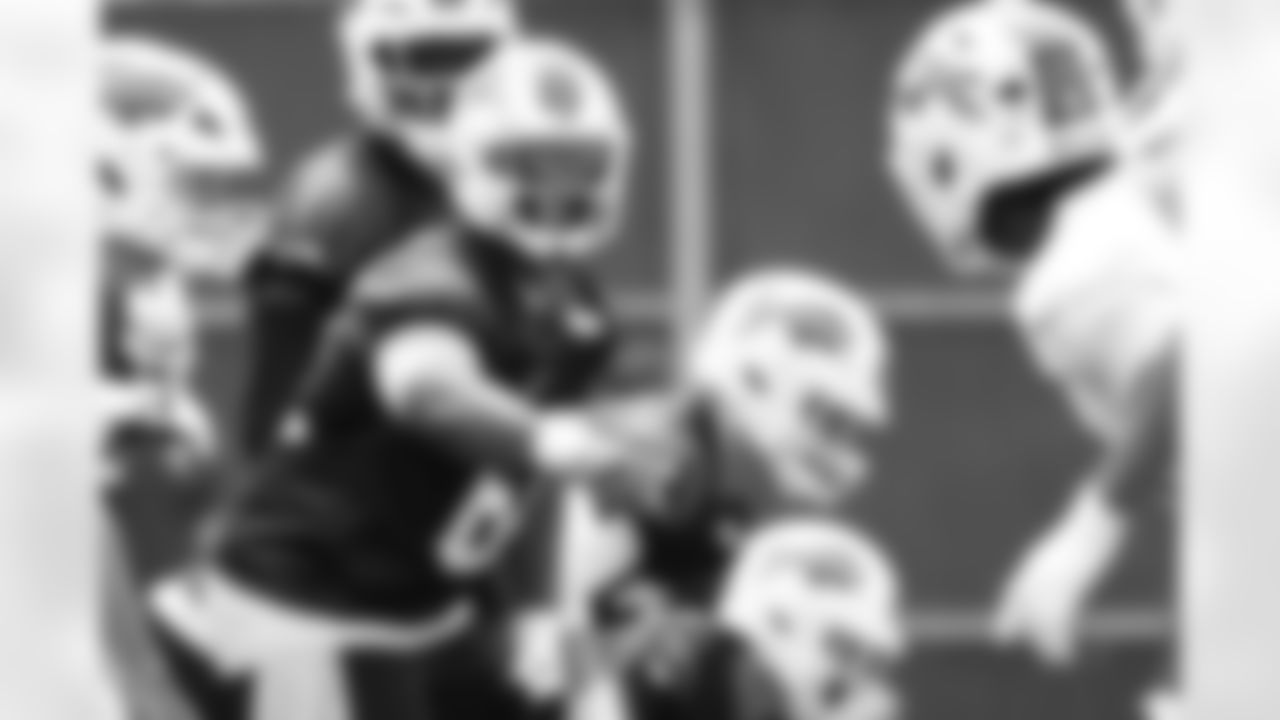 Sedrick Van Pran-Granger (62). Buffalo Bills OTA workouts, June 03, 2025 at the Buffalo Bills Training Center.