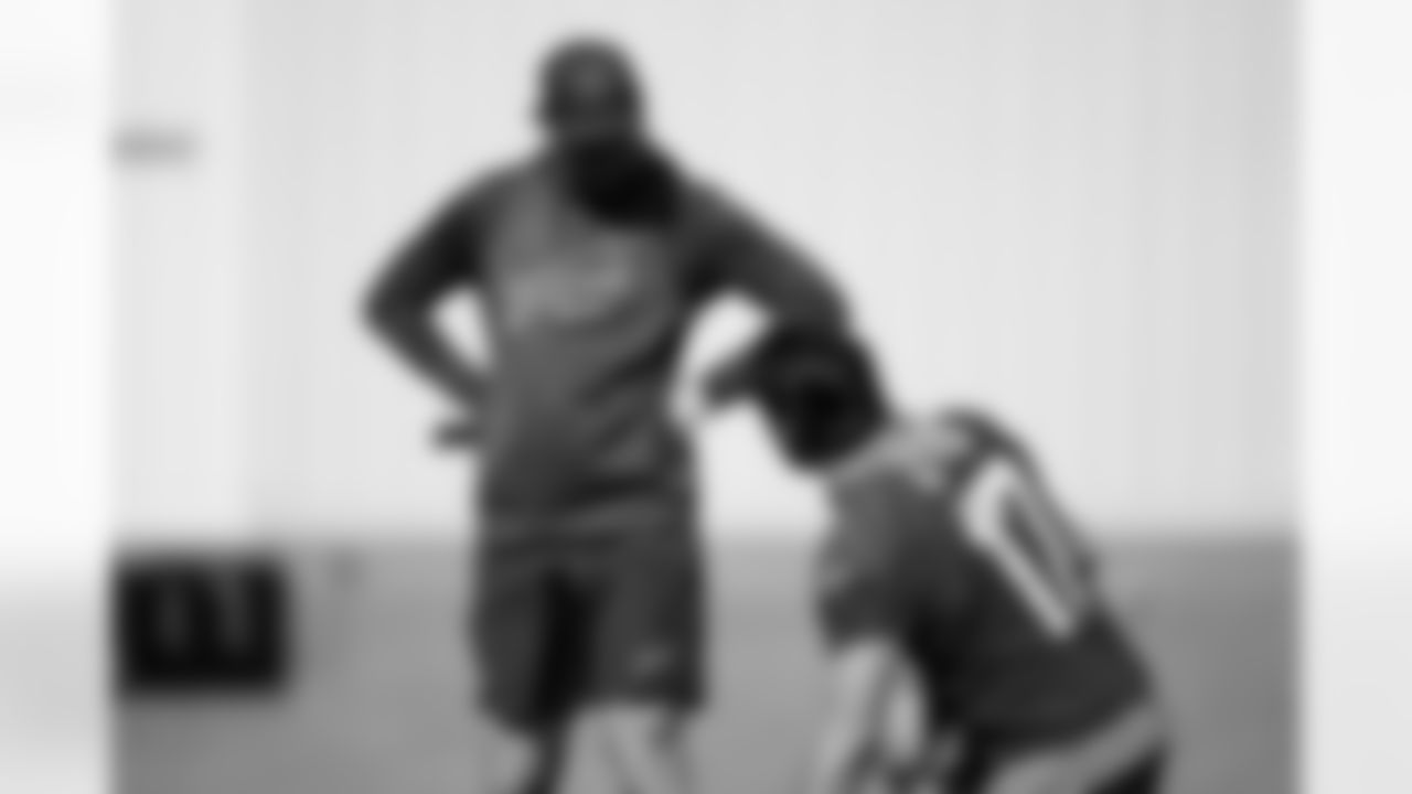 Joe Brady. Buffalo Bills Week 8 Practice at Highmark Stadium, October 24, 2023.