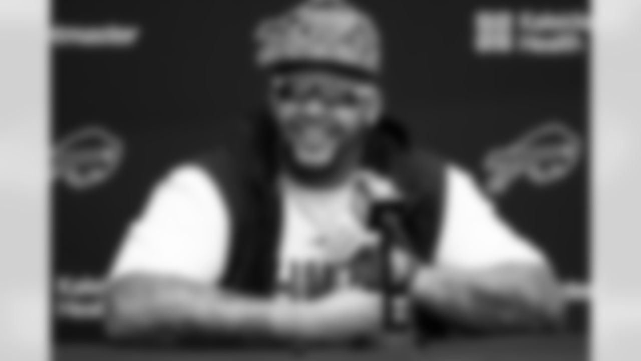 Dion Dawkins (73). Buffalo Bills Divisional Round Practice, January 14, 2026 at Buffalo Bills Training Center.