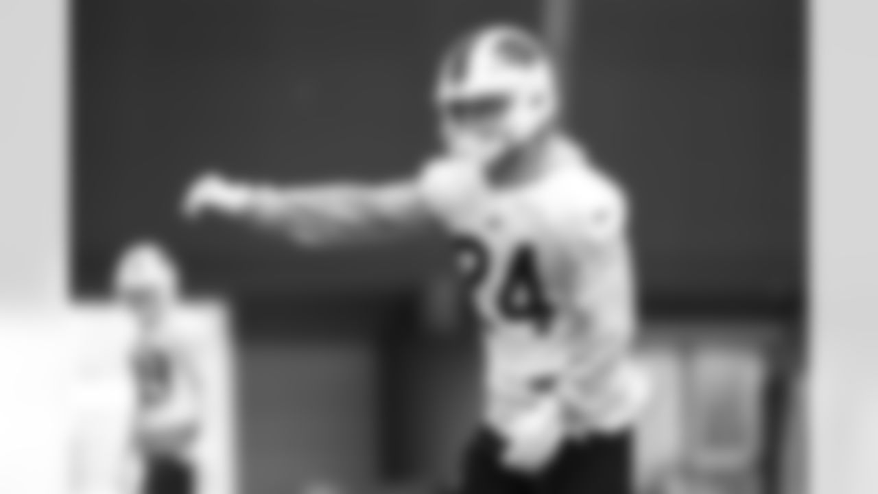 Cole Bishop (24). Buffalo Bills Week 9 Practice, October 30, 2025 at the Buffalo Bills Training Center.