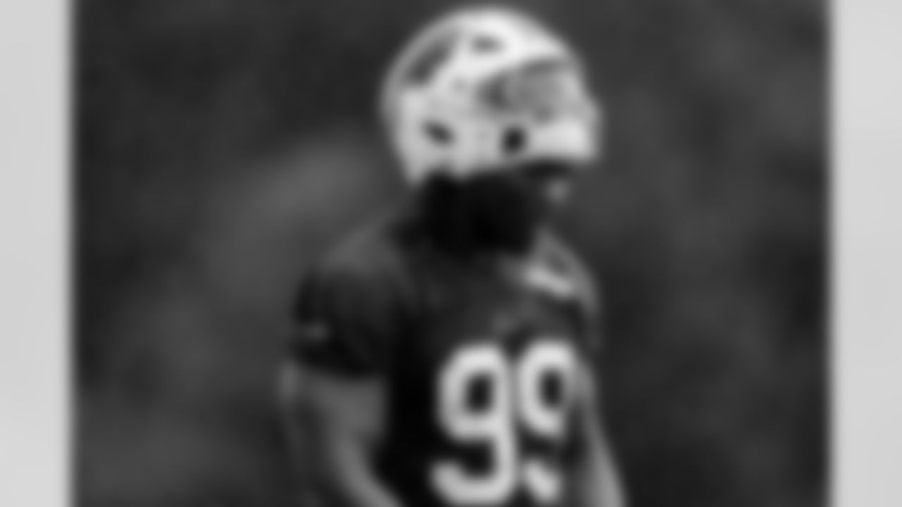 Larry Ogunjobi (99). Buffalo Bills Training Camp, July 27, 2025 at St. John Fisher University.