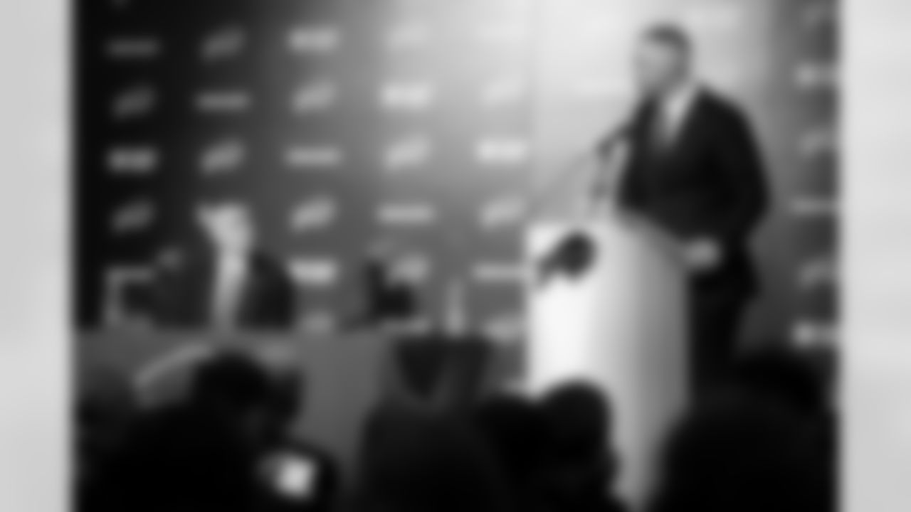 Joe Brady's Head Coach Introduction, January 29, 2026 at Buffalo Bills Training Center.