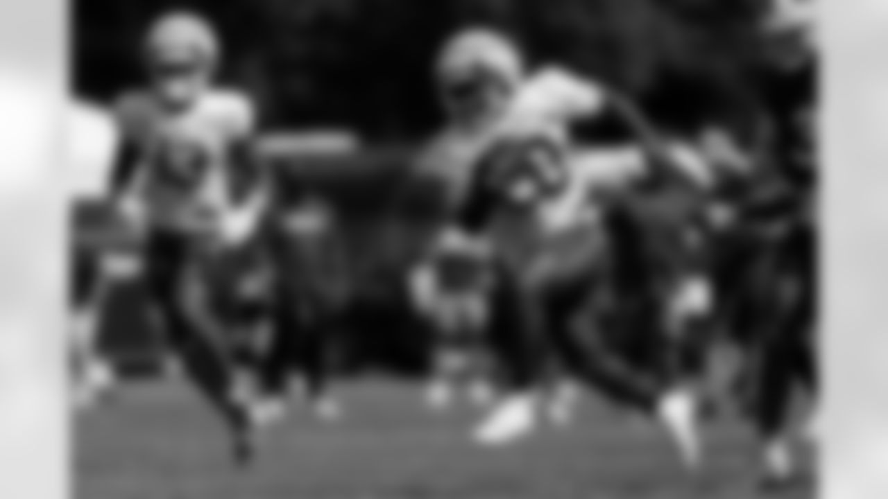 Frank Gore Jr. (20). Buffalo Bills Training Camp, July 28, 2025 at St. John Fisher University.