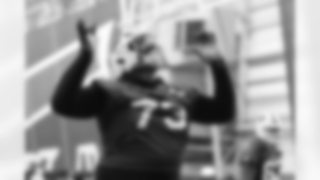 Dion Dawkins (73). Buffalo Bills Week 10 Practice, November 07, 2025 at the Buffalo Bills Training Center.