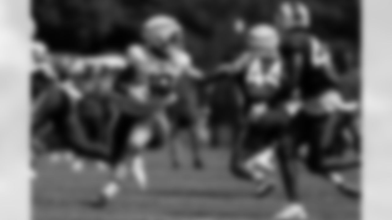 KJ Hamler (19). Buffalo Bills Training Camp, July 28, 2025 at St. John Fisher University.