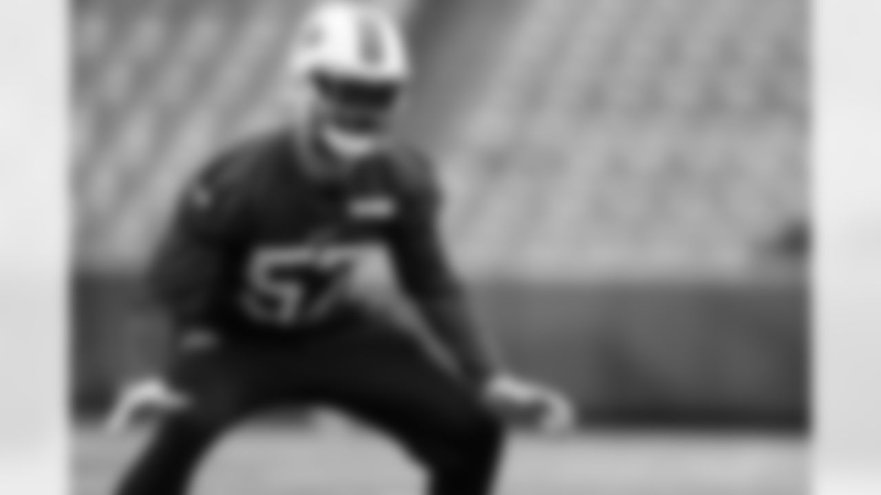 A.J. Epenesa (57). Buffalo Bills Week 11 Practice, November 14, 2025 at Highmark Stadium.