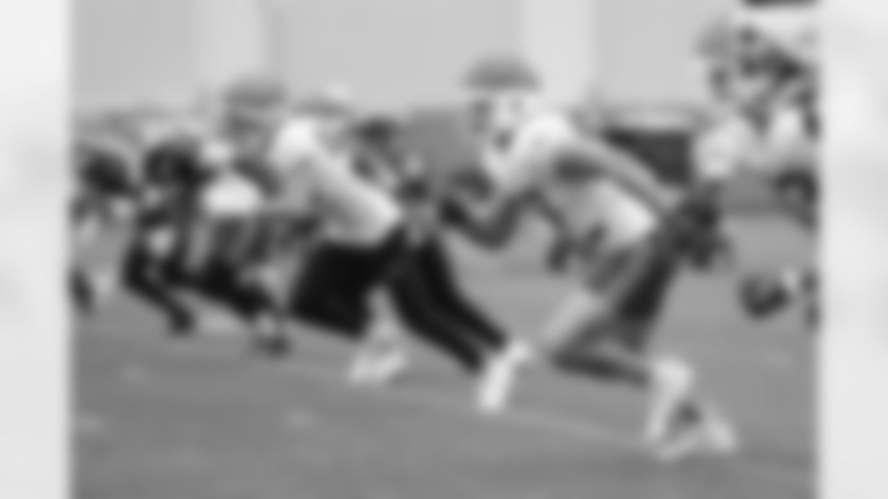 Matt Sokol (87). Buffalo Bills Training Camp, August 20, 2025 at Buffalo Bills Training Facility.