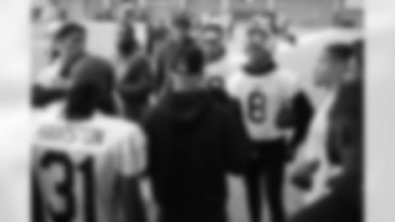 Sean McDermott, Cole Bishop (24), Shaq Thompson, Matt Milano (58), Terrel Bernard (8), Taron Johnson (7), Maxwell Hairston (31). Buffalo Bills Week 9 Practice, October 30, 2025 at the Buffalo Bills Training Center.