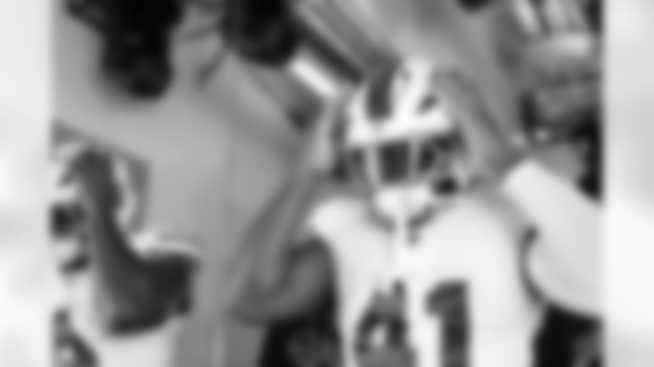 Reggie Gilliam (41). Buffalo Bills vs Tampa Bay Buccaneers, Regular Season, November 16, 2025 at Highmark Stadium.