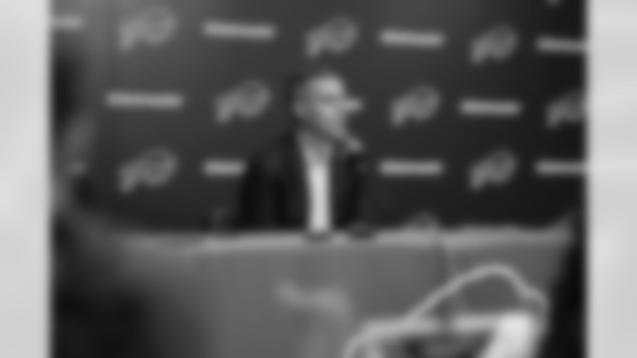 Brandon Beane. Scenes from the Buffalo Bills draft room during Round 2 of the 2025 NFL Draft at the Buffalo Bills Training Center, April 25, 2025.
