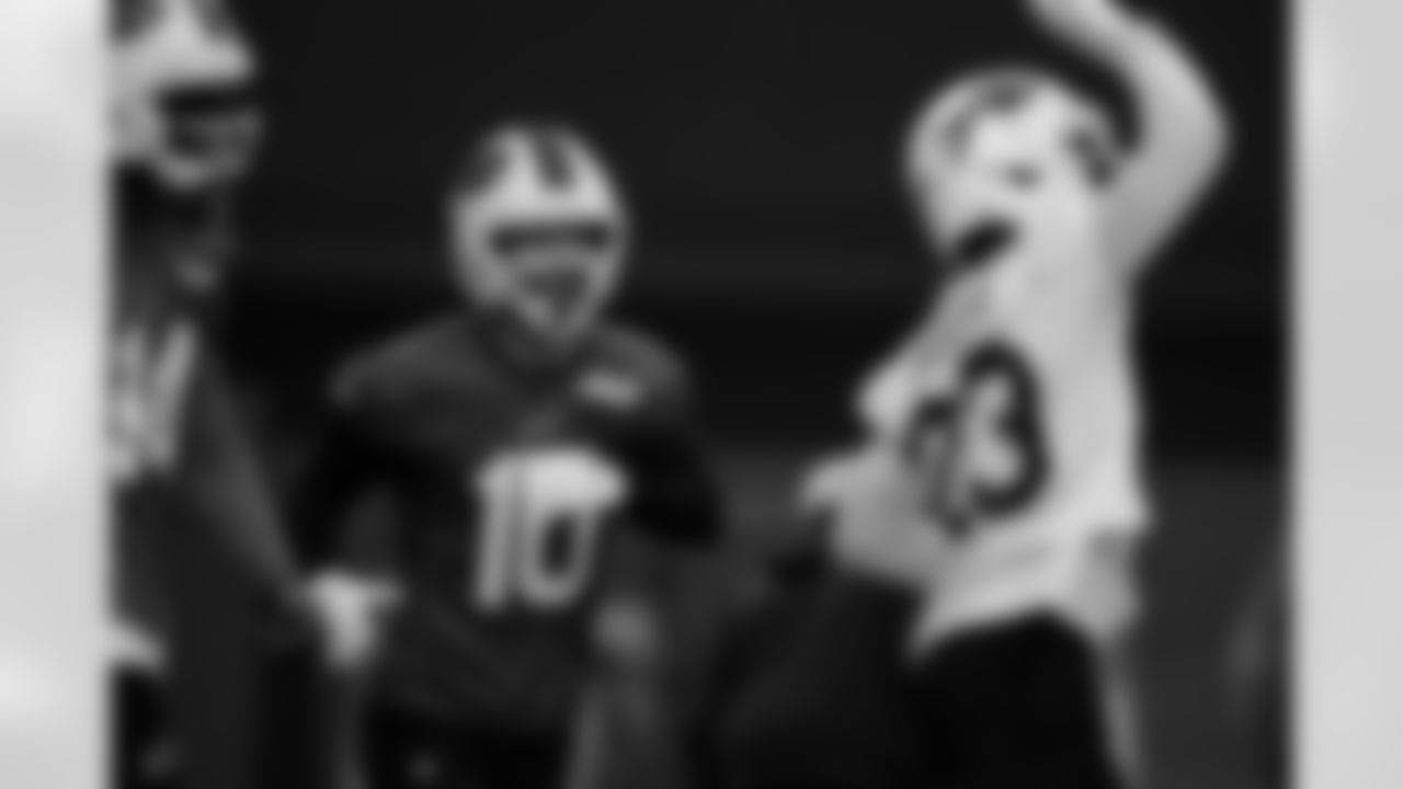 Khalil Shakir (10). Buffalo Bills Week 17 Practice, December 26, 2025 at Buffalo Bills Training Center.