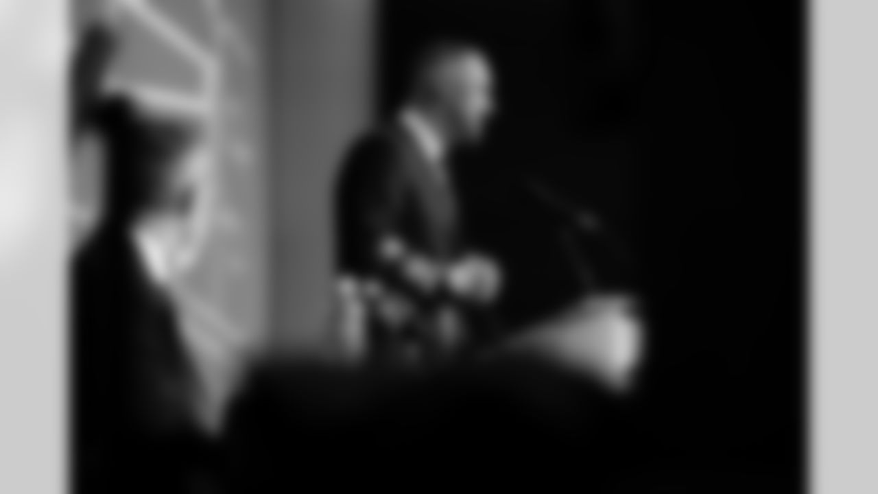 Joe Brady's Head Coach Introduction, January 29, 2026 at Buffalo Bills Training Center.