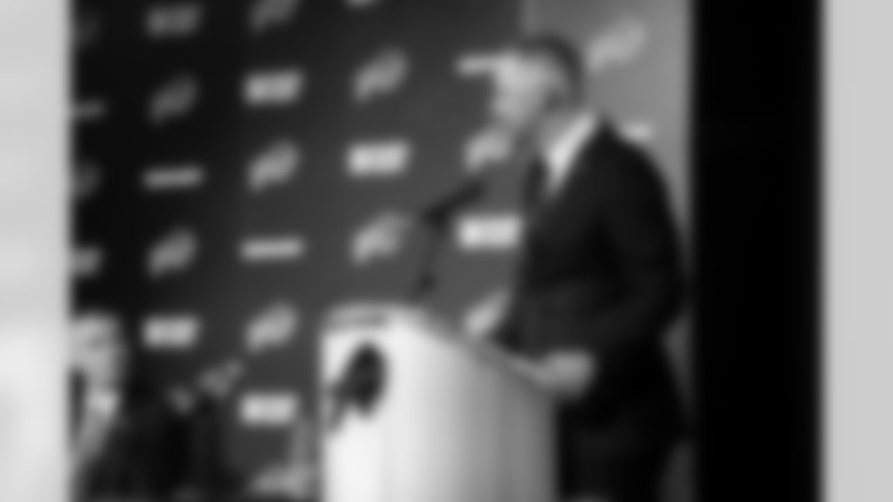 Joe Brady's Head Coach Introduction, January 29, 2026 at Buffalo Bills Training Center.