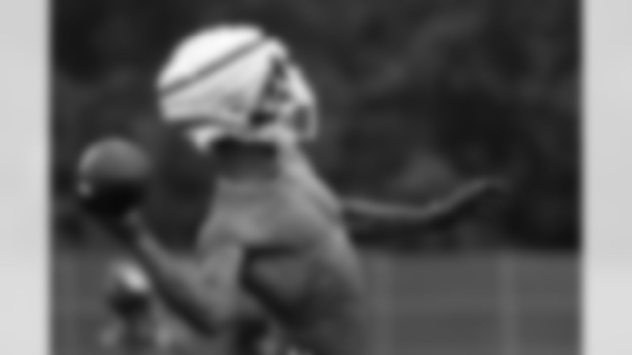 Keon Coleman. Buffalo Bills Training Camp, August 20, 2025 at Buffalo Bills Training Facility.
