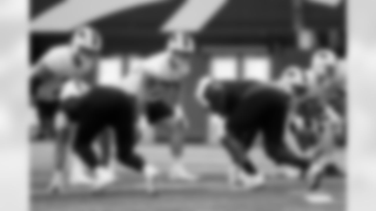 Alec Anderson (70). Buffalo Bills Week 6 Practice, October 11, 2025 at Buffalo Bills Training Center.
