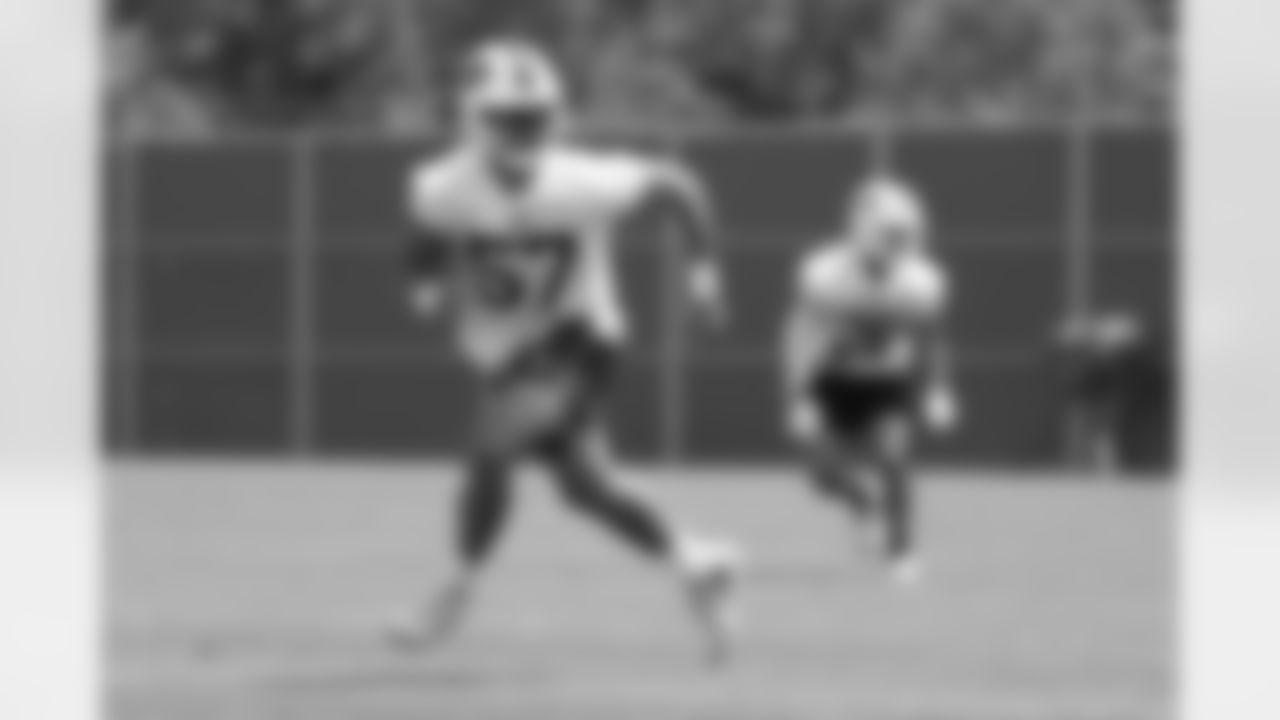 A.J. Epenesa (57). Buffalo Bills Mandatory Minicamp, June 11, 2025 at the Buffalo Bills Training Center.