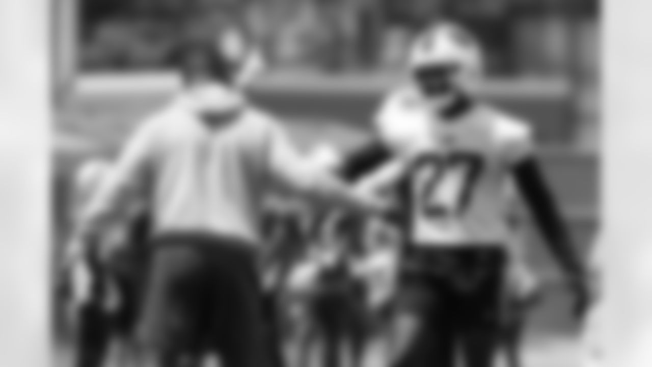 Jahmile Addae, Tre'Davious White (27). Buffalo Bills Mandatory Minicamp, June 10, 2025 at the Buffalo Bills Training Center.