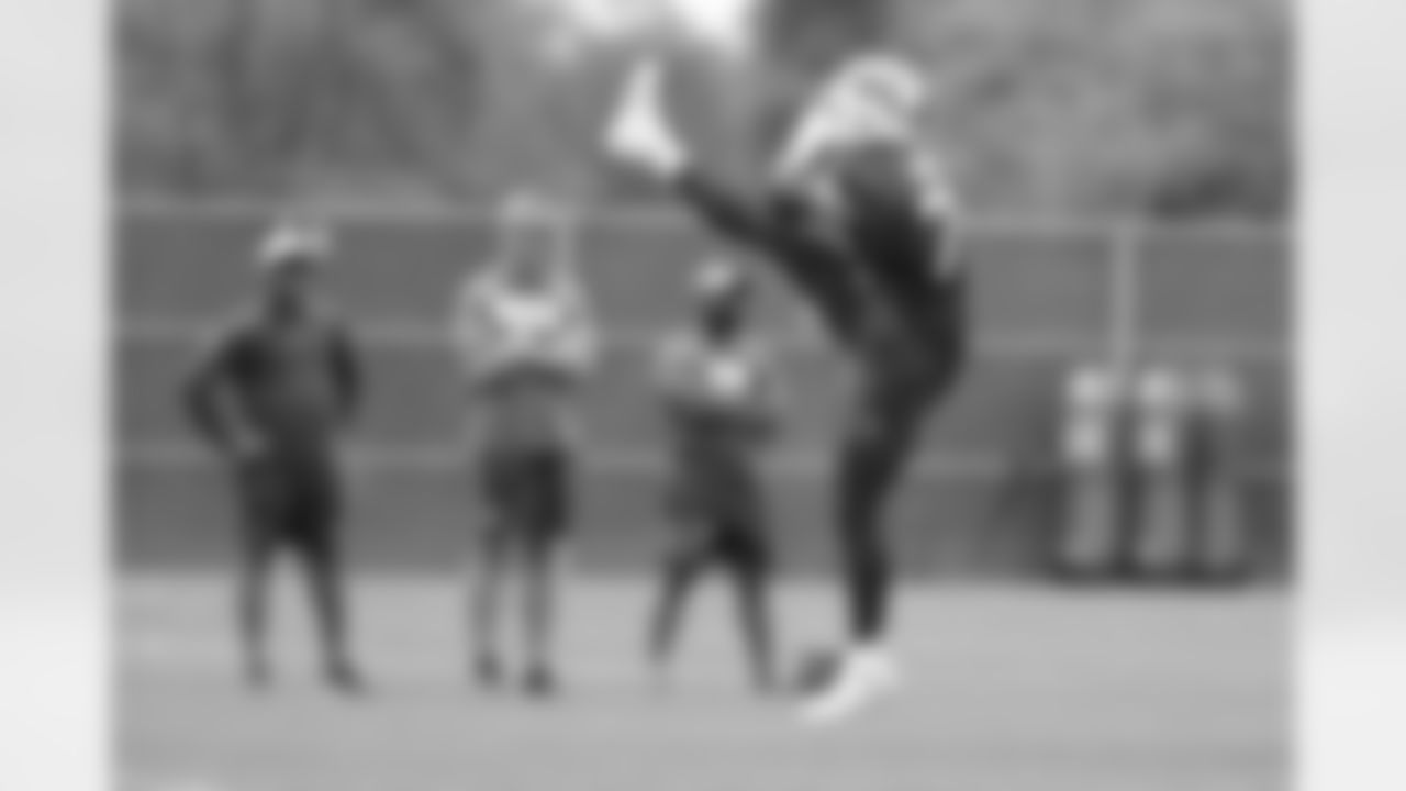 Spencer Brown (79). Buffalo Bills OTA workouts, May 27, 2025 at the Buffalo Bills Training Center.