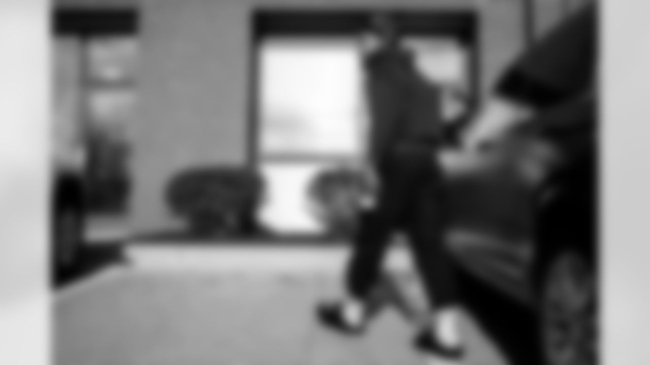 Christian Benford leaves for the gym, April 08, 2025 in Owens Mills, Maryland.