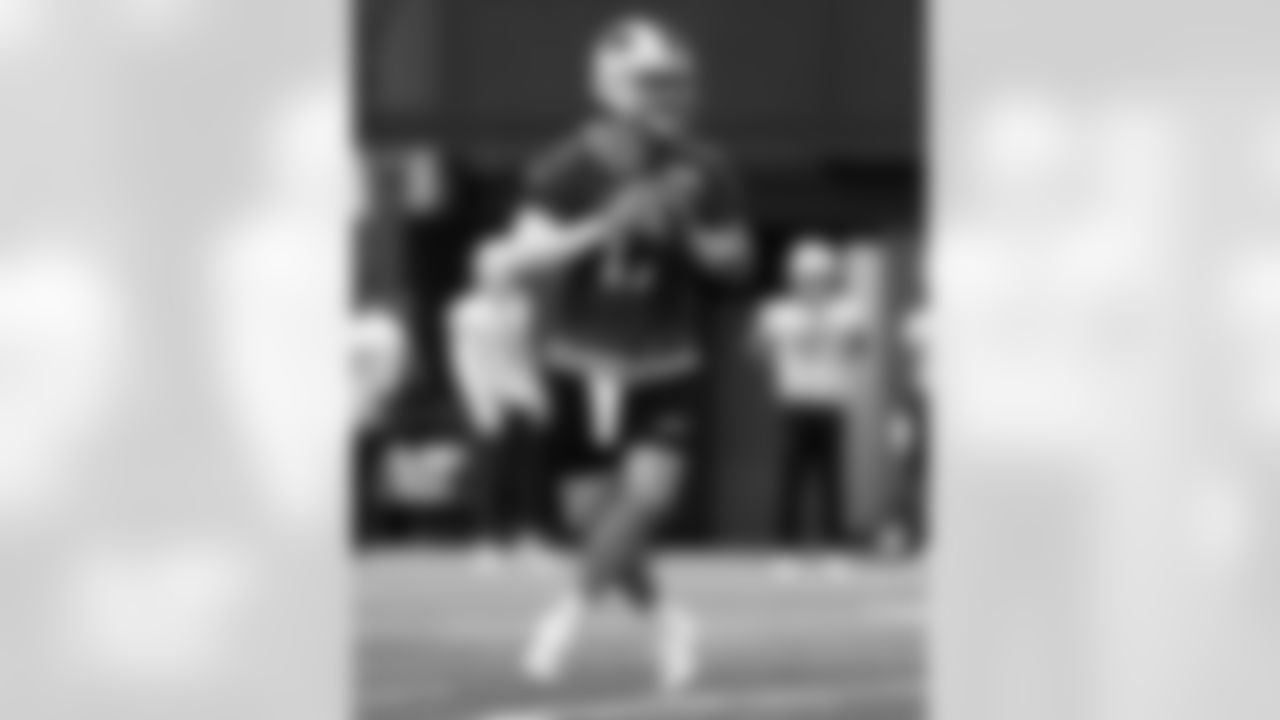 Josh Allen (17). Buffalo Bills Week 6 Practice, October 11, 2025 at Buffalo Bills Training Center.